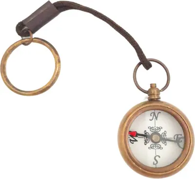 Produktbild von Schlüsselanhänger mit Kompass - ein Geschenk für Reisende - CL336/1