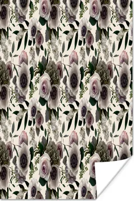 Produktbild von MuchoWow® Poster Blumen - Flora - Rosa 60x90 cm - Wanddekoration