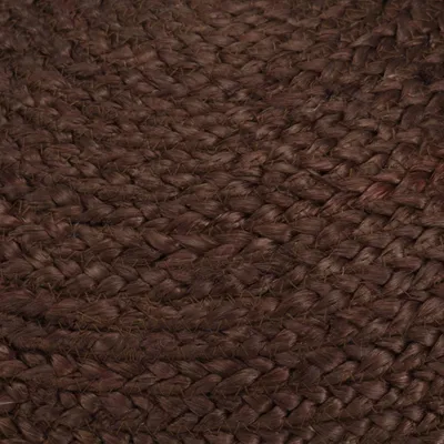 Immagine prodotto di Pouf fatto a mano marrone 40 x 45 cm in iuta
