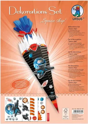 Obrázek produktu pro Ursus DEKO-SET SCHULTÜTE EASY LINE "SPACE SHIP"