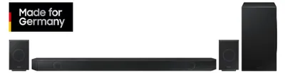 Produktbild von Samsung Q-series Soundbar HW-Q995D 11.1.4- Kanal Sub Woofer & Rücklautsprecher (2024), 11.1.4 Kanäle, 656 W, 3D Sound, DTS:X, Dolby Atmos, Dolby Digital Plus, Dolby TrueHD, Kabellos, 200 W, 20,3 cm (8")