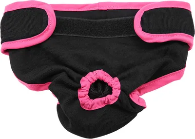 Produktbild von Dog Polyester Hosen Welpe Unterwäsche weibliche physiologische Haustierhindelweiser (schwarz m)