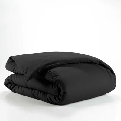 Image de Housse de couette - Douceur d'Intérieur - LINA - Coton - 200 x 140 cm - Noir