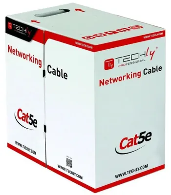 Immagine prodotto di Techly ITP6-UTP-IC networking cable Grey 305 m Cat5e U/UTP (UTP)