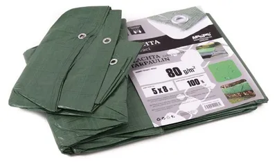 Obrázok produktu pre Plachta 80g ZELENÁ 5x8m