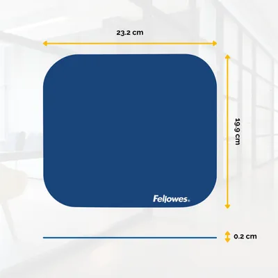 Produktbild von Fellowes 58021, Blau, Einfarbig, Polyester, Gummi