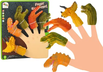 Obrázek produktu pro Prstoví maňásci dinosauři 5 ks (Hračky - Figurky)