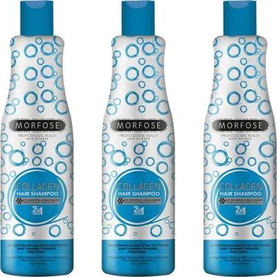 Produktbild von Collagen Shampoo für sanfte Kopfhautreinigung, Feuchtigkeit & Talgregulierung, 3x500 ml