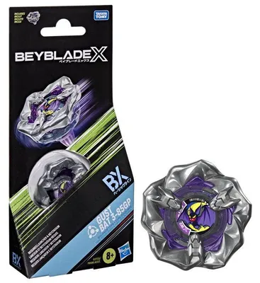 Zdjęcie produktu dla Beyblade X, zestaw rozszerzający Gust Bat 3-85GP BX, zawierający wiertło typu "równowaga", autentyczne wiertła do walki, przeznaczony dla dzieci od 8 roku życia