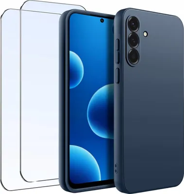 Produktbild von SET Etui für Samsung A56 5G Mattes Silikon 2 STÜCK GLAS