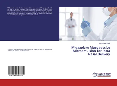 Produktbild von Midazolam Mucoadesive Microemulsion for Intra Nasal Delivery