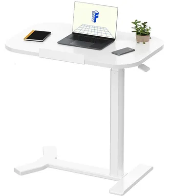 Image de Table d'appoint H5W-6040-EU, avec plateau rabattable, blanche