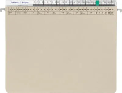 Produktbild von Hängehefter ORGALEX 1207702 2 Abheftvorr. Re-Heftung grau Packung mit 25 Stück