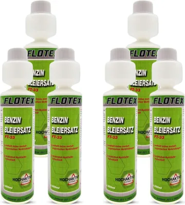 Produktbild von Flotex Benzin Bleiersatz, 6 x 250ml Additiv für ältere Benzinmotoren