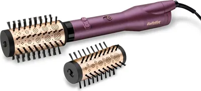 Image de BaByliss AS950E Big Hair Dual Brosse à air chaud Noir, Or rose, Violet 650 W 2,5 m