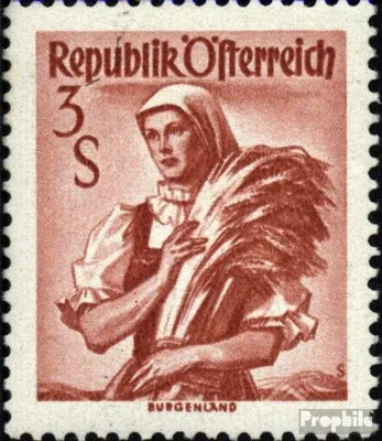 Produktbild von Briefmarken Österreich 1948 Mi 922 postfrisch Trachtenserie