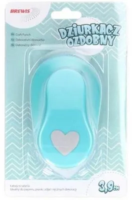 Obrázek produktu pro Ozdobný děrovač - srdce 3,8 cm MIX