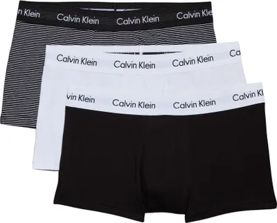 Produktbild von Calvin Klein Herren 3er Pack Low Rise Trunks, Mehrfarbig S