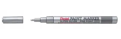 Produktbild von Pentel Fine Ölmalkreide MSP5 silberner Marker