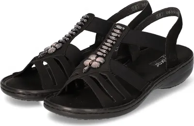 Produktbild von Damen Sandalen Rieker 60806-00 schwarz 39