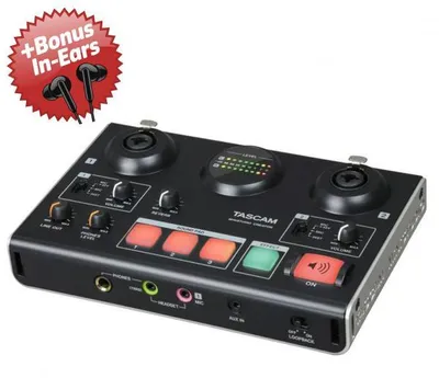 Zdjęcie produktu dla Interfejs USB Tascam US-42B + słuchawki douszne w prezencie