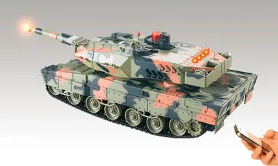 Produktbild von iSuper iTank-016, Panzer mit BT-Steuerung via iApp, grün