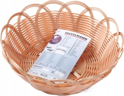 Zdjęcie produktu dla Kosz okrągły z tworzywa PP średnica 24 cm
