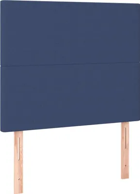 Obrázok produktu pre vidaXL Čelo postele modré 80x5x118/128 cm látka