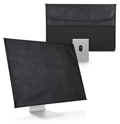 Produktbild von kwmobile Hülle kompatibel mit 24-26" Monitor - mit 2 Fächern auf Rückseite - Schutzhülle in Schwarz