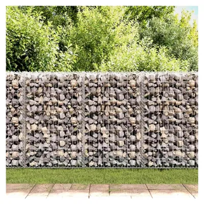 Produktbild von Gabione 100x100x30cm Steinkorb Drahtkorb Mauer Säule Wand