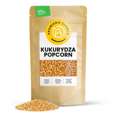 Zdjęcie produktu dla Kukurydza Popcorn 1 kg Ziarno do Prażenia