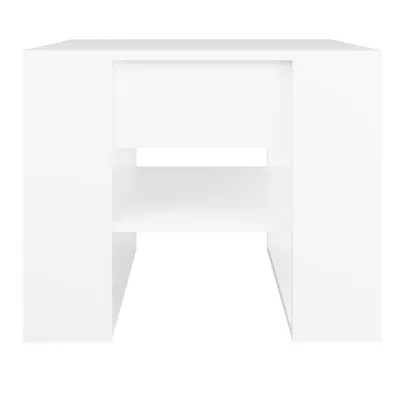 Produktbild von "im Sonderangebot"Couchtisch - CLORIS - Wohnzimmertisch - Robust und langlebig - Weiß 55,5x55x45 cm Holzwerkstoff - NeuMöbel4997071