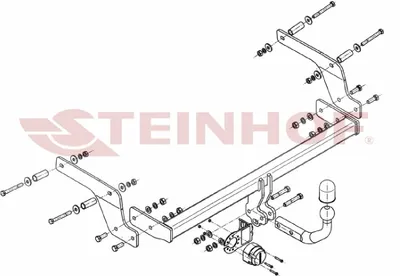 Produktbild von Z546307 Anhängerkupplung passend für DACIA Sandero II 2017-2020 starr