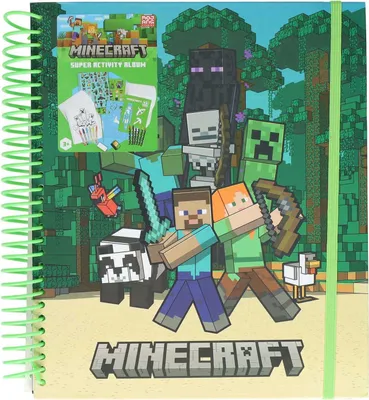Image de Minecraft Super Activity Book avec autocollants