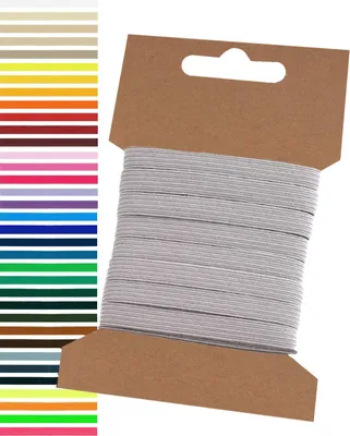 Produktbild von 5m Gummiband 6,6mm Gummilitze Wäschegummi elastisches Band Wäscheband