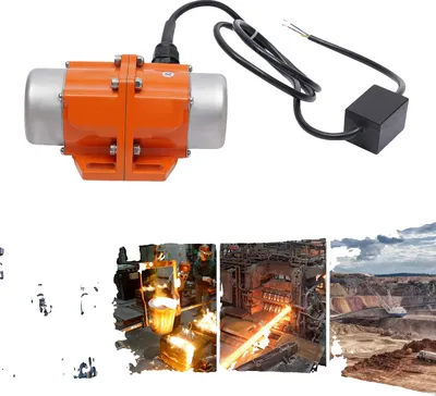 Produktbild von Vibrationsmotor, geräuscharm im Betrieb, einstellbare Erregungskraft, langlebiges Aluminiumdesign