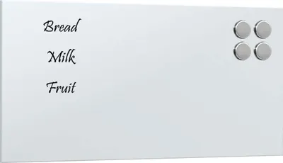 Immagine prodotto di vidaXL Lavagna magnetica da parete bianca 40x20 cm in vetro temperato