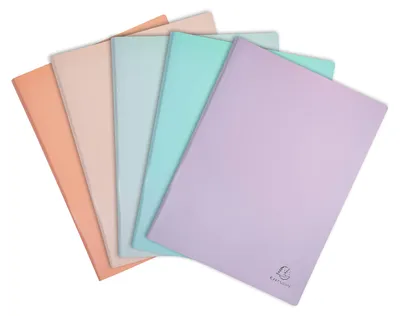Immagine prodotto di Exacompta 88660E Cartella A4 60 tasche in polipropilene Aquarel colori assortiti