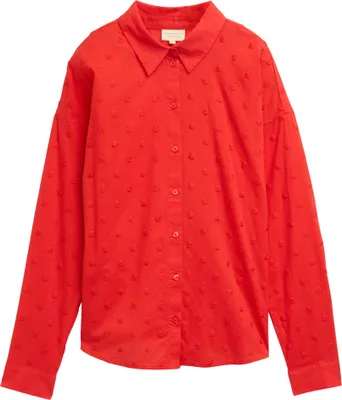 Produktbild von Bluse mit gepunkteter Struktur