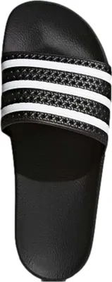 Productafbeelding van adidas ADILETTE strand-/waterschoen, zwart/wit, maat: 10 (44 2/3)