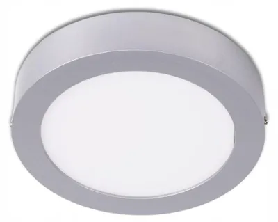 Produktbild von B.K.Licht LED Deckenleuchten 3er Set Silber Rund 12W 1100lm Warmweiß Ø17cm
