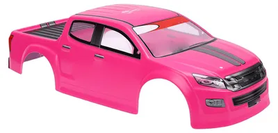 Obrázok produktu pre Karoséria pre RC trucky, univerzálna, z PVC, 1:10, diaľkovo ovládané auto s rázvorom 26 cm, Roseate