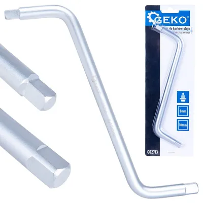 Obrázek produktu pro GEKO Klíč na vypouštěcí zátky olejových van 8×10 mm – G02713