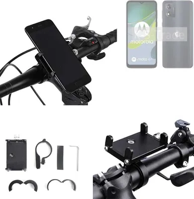 Produktbild von K-S-Trade Handyhalterung für das Fahrrad kompatibel mit Motorola Moto E13 Halter Lenkstange Fahrradhalterung Motorrad Bike Mount Befestigung