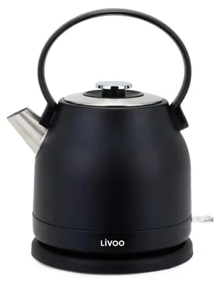 Zdjęcie produktu dla Livoo DOD202N, 1,5 l, 2200 W, Czarny, Stal nierdzewna, Zabezpieczenie przed przegrzaniem, Bezprzewodowy