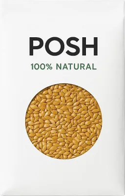 Immagine prodotto di POSH Semi di lino dorati 25 kg per la cucina Superfood Premium Salute Alimentazione