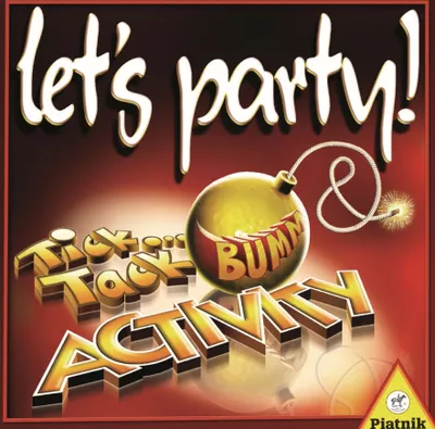 Produktbild von title": "Piatnik Brettspiel Let's Party – Partyspiel: Kombination aus Activity und Tick Tack Bumm mit elektronischer Bombe, 265x265x85 mm, für 4-16 Spieler ab 12 Jahren (Batterien separat erhältlich)