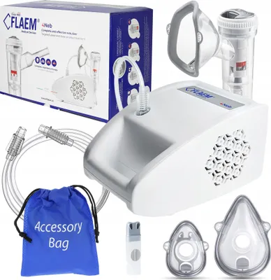 Produktbild von 4Neb Flaem Inhalator Mit 4 Kontrollstufen - Atemtherapie