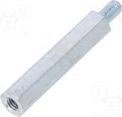 Produktbild von 10x Distanzmuffe mit Gewinde Außengew: M4 35mm Innengew: M4 226X35 Distanzelement