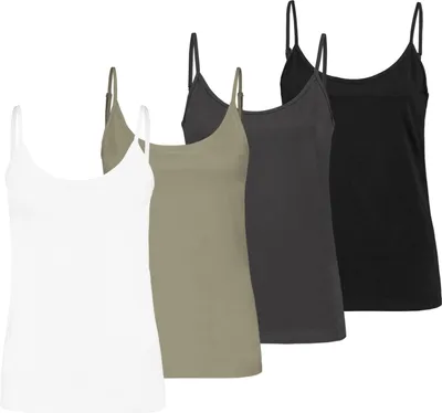 Produktbild von Basic Jersey Tanktop verstellbare Spaghettiträger | L